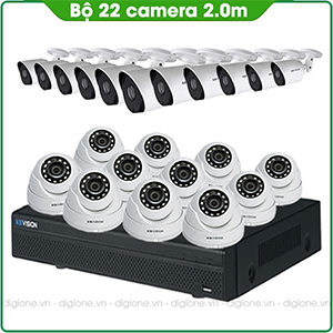 Bộ 22 Mắt Camera KBVISION 2.0mp