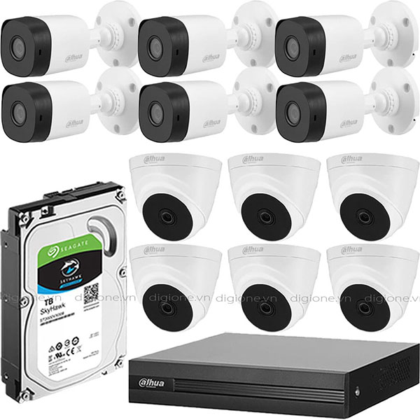 Bộ 12 Mắt Camera DAHUA 2.0mp