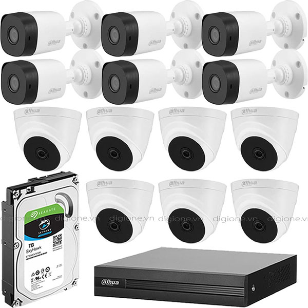 Bộ 13 Mắt Camera DAHUA 2.0mp