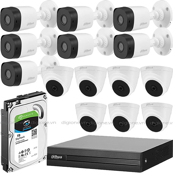 Bộ 14 Mắt Camera DAHUA 2.0mp