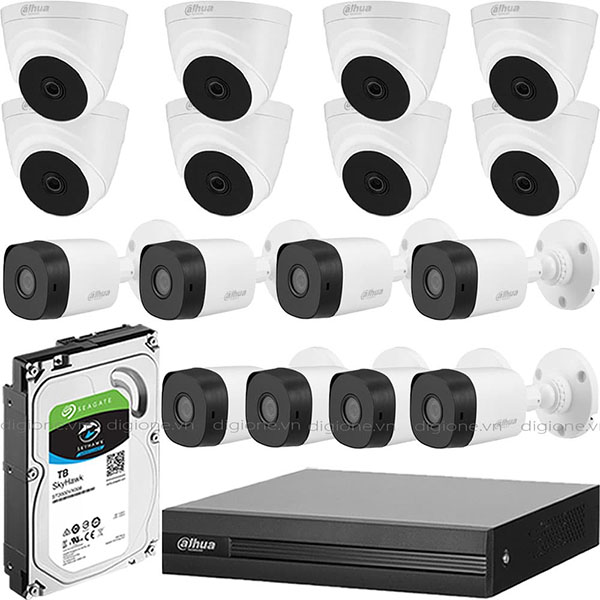 Bộ 16 Mắt Camera DAHUA 2.0mp