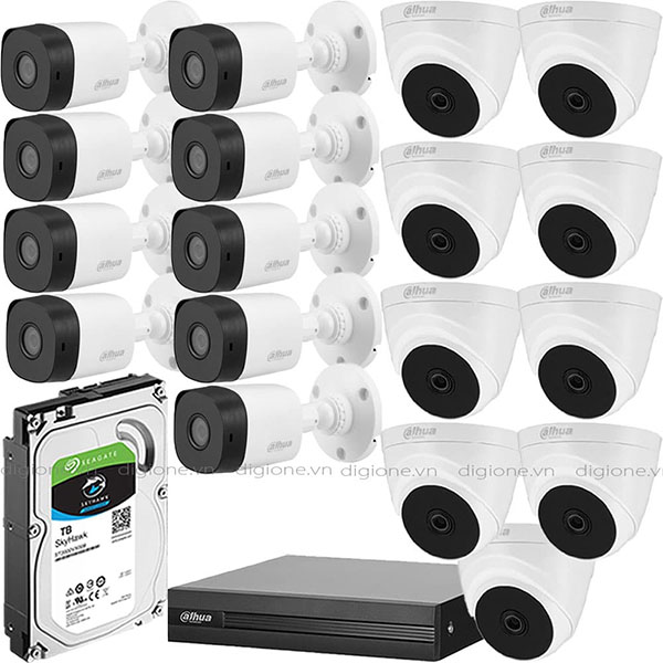 Bộ 18 Mắt Camera DAHUA 2.0mp
