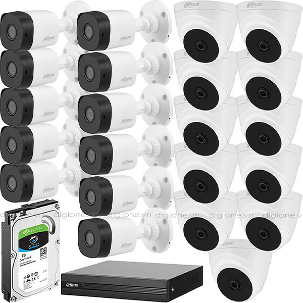 Bộ 22 Mắt Camera DAHUA 2.0mp