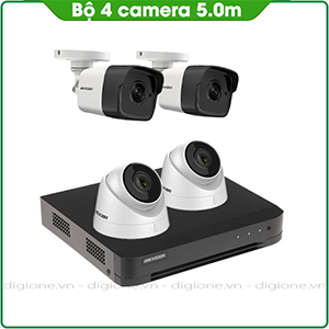 Bộ 4 Mắt Camera HIKVISION 5.0mp