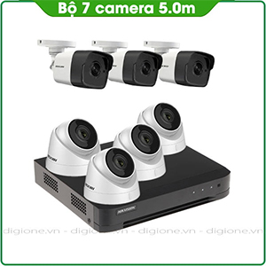 Bộ 7 Mắt Camera HIKVISION 5.0mp