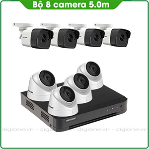 Bộ 8 Mắt Camera HIKVISION 5.0mp