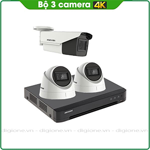 Bộ 3 Mắt Camera HIKVISION 8.0mp (4K)