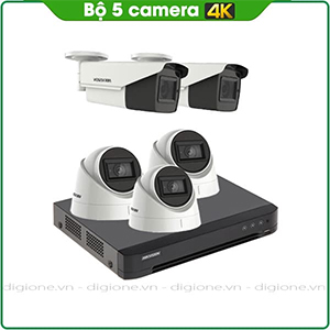 Bộ 5 Mắt Camera HIKVISION 8.0mp (4K)
