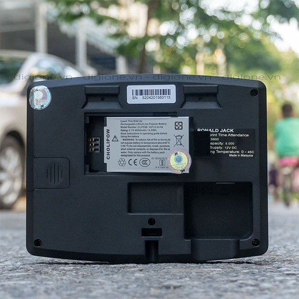 Máy chấm công vân tay - thẻ cảm ứng Ronald Jack S800