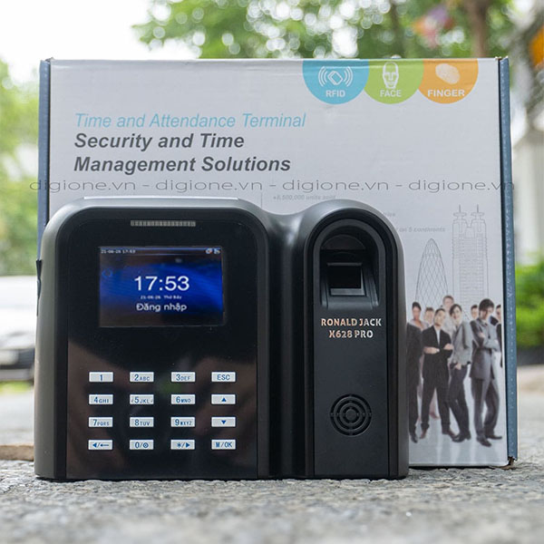 Máy chấm công vân tay - thẻ cảm ứng Ronald Jack X628 Pro