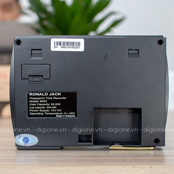 Máy Chấm Công Bằng Thẻ Cảm Ứng Ronald Jack S550