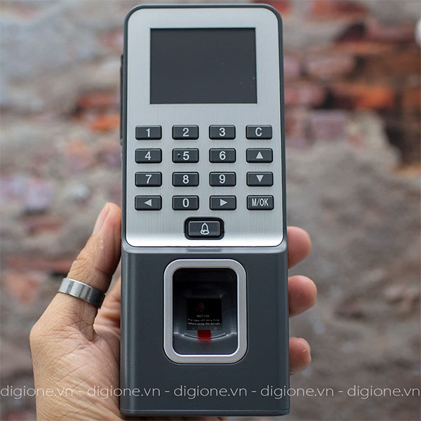 Máy Chấm Công Kiểm Soát Cửa Bằng Vân Tay Và Thẻ Cảm Ứng Ronald Jack F19