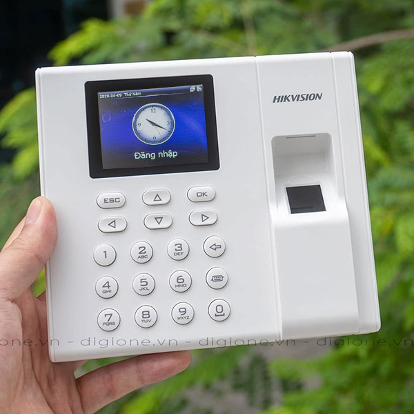 Máy Chấm Công Vân Tay Màn Hình LCD 2.4 inch Hikvision DS-K1A8503F