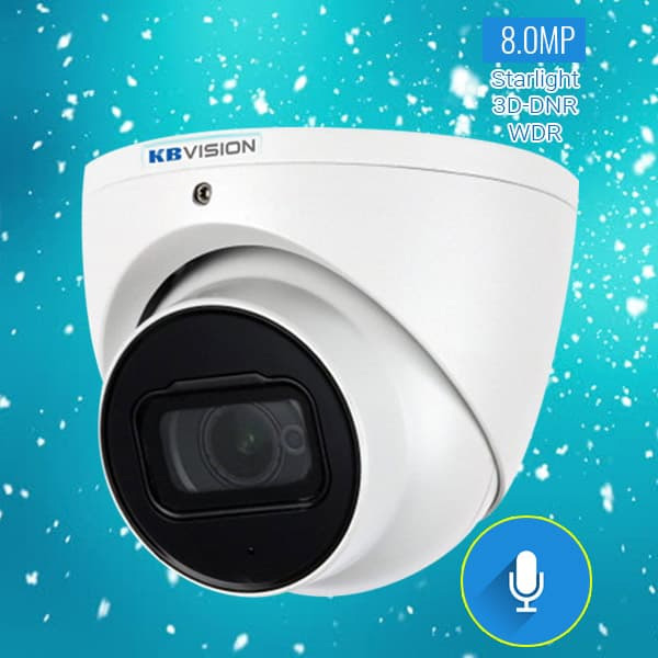 Bộ 4 Mắt Camera KBVISION 8.0mp (4K)