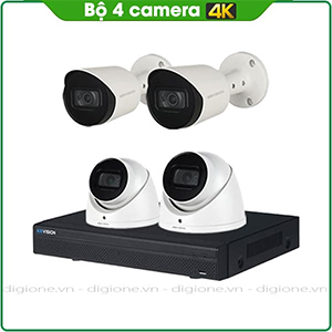 Bộ 4 Mắt Camera KBVISION 8.0mp (4K)