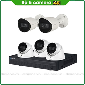 Bộ 5 Mắt Camera KBVISION 8.0mp (4K)