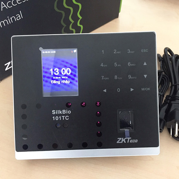 Máy Chấm Công Vân Tay - Nhận Diện Khuôn Mặt (Thẻ Cảm Ứng) ZKTeco 101-TC