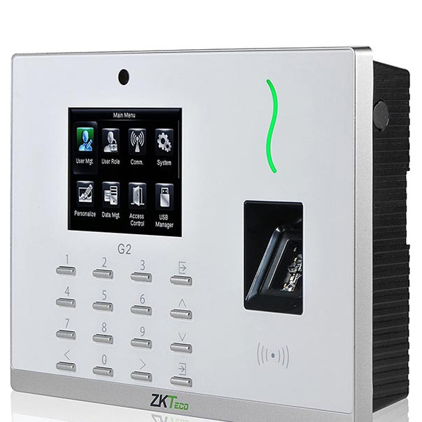 Máy Chấm Công Vân Tay Và Thẻ Cảm Ứng ZKTeco G2