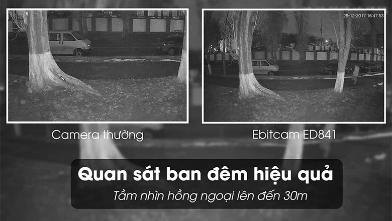 Hỗ trợ xem đêm rõ nét