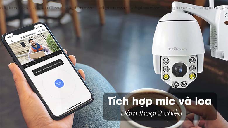 Âm thanh 2 chiều to và rõ ràng