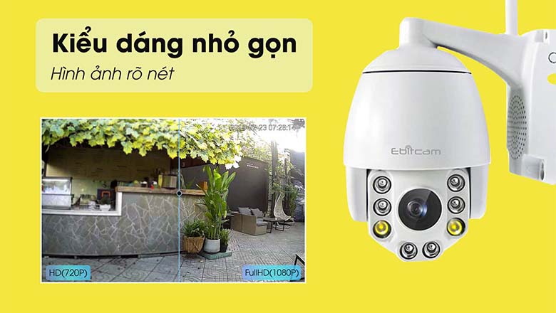 Giới thiệu Camera Wifi Ebitcam ED842 Speed Dome