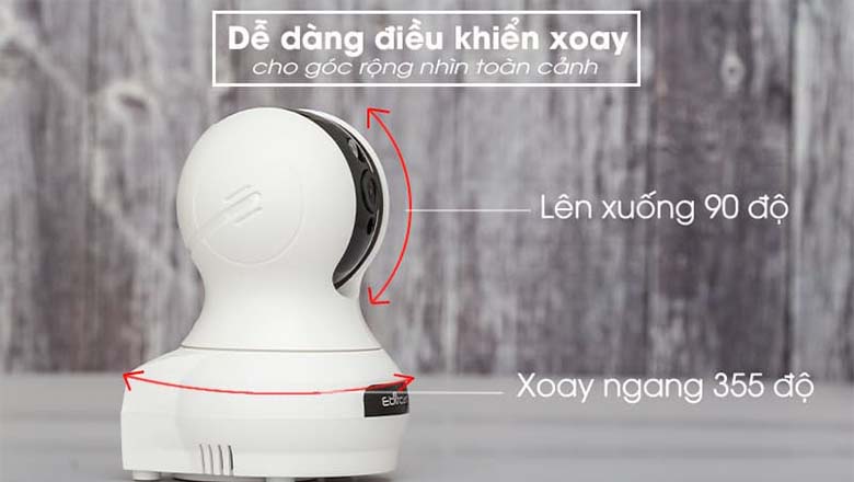 Quan sát toàn cảnh với Ebitcam E3