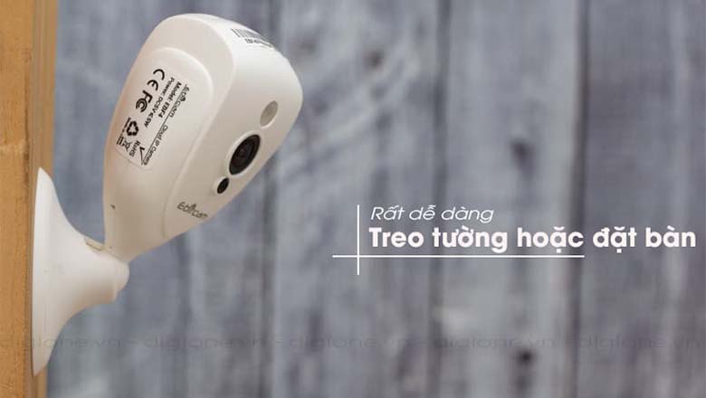 Chân đế linh hoạt, tiện lợi cho việc lắp đặt