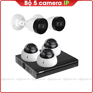 Bộ 5 Mắt Camera IP DAHUA 2.0mp