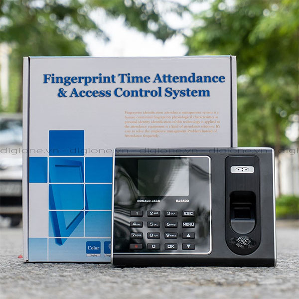 Máy Chấm Công Vân Tay - Thẻ Cảm Ứng Ronald Jack RJ3500