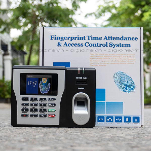 Máy Chấm Công Vân Tay - Thẻ Cảm Ứng Ronald Jack RJ4200