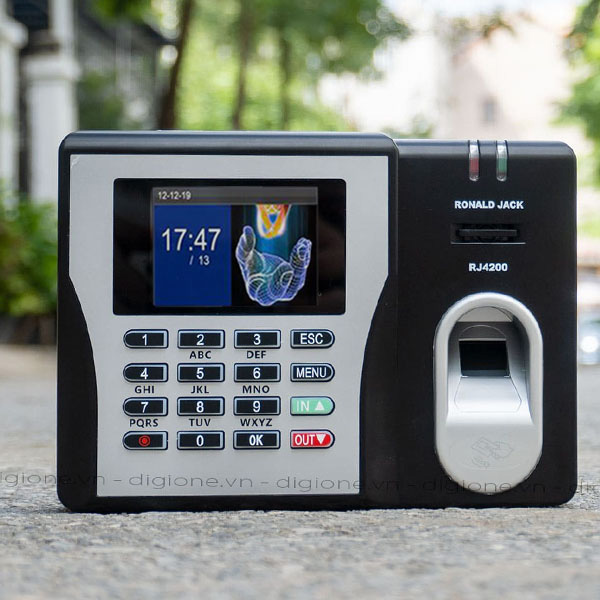 Máy Chấm Công Vân Tay - Thẻ Cảm Ứng Ronald Jack RJ4200