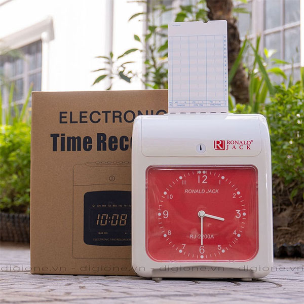 Máy Chấm Công Thẻ Giấy Ronald Jack RJ2200A