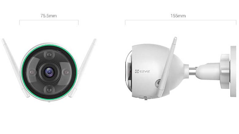 Kích thước thực tế của C3N