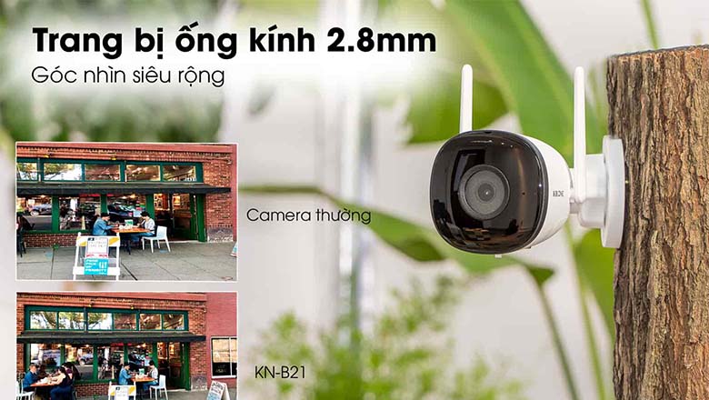 Kbone KN-B21 quan sát không gian rộng