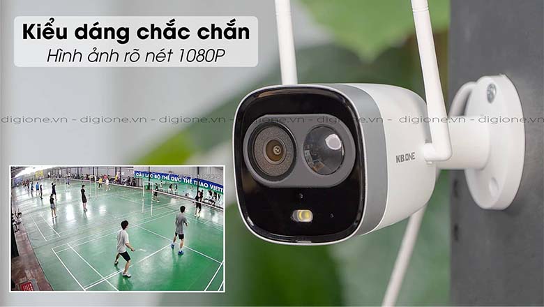 Thân trụ chắc chắn kết hợp 2 ăng ten