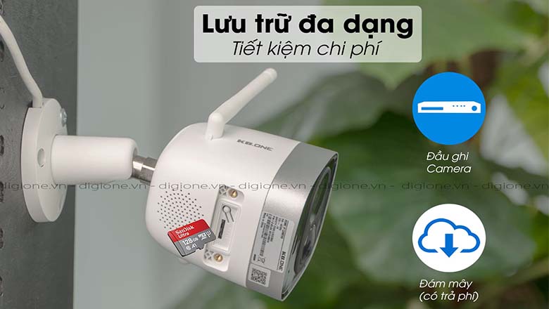 Kbone KN-B23RL hỗ trợ lưu trữ với thẻ nhớ