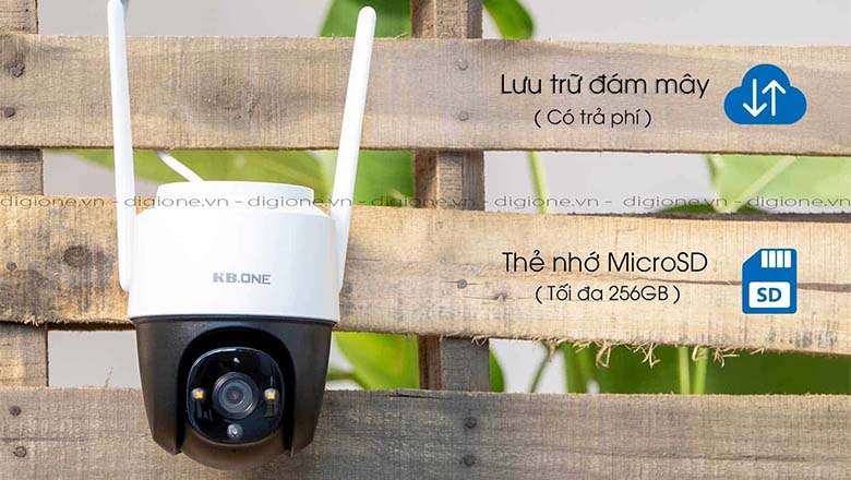 Lưa trữ đa dạng với thẻ nhớ dung lượng lớn