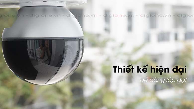 Camera C6W hình cầu tròn nhẹ, mẫu mã đẹp