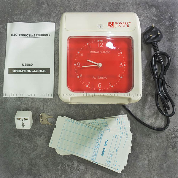 Máy Chấm Công Thẻ Giấy Ronald Jack RJ2300-A