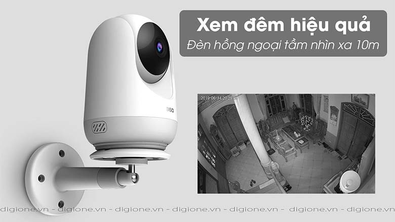 Hồng ngoại hoạt động mạnh mẽ và rõ nét