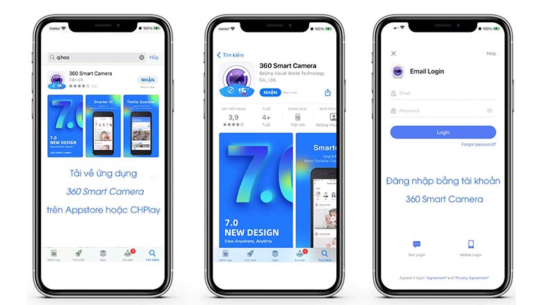 Sử dụng camera dễ dàng qua ứng dụng 360 Smart Camera