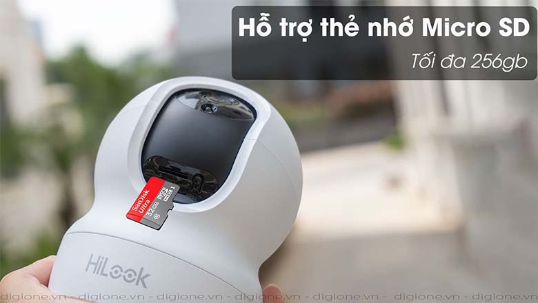 Hỗ trợ đọc thẻ nhớ Micro SD tối đa 256GB