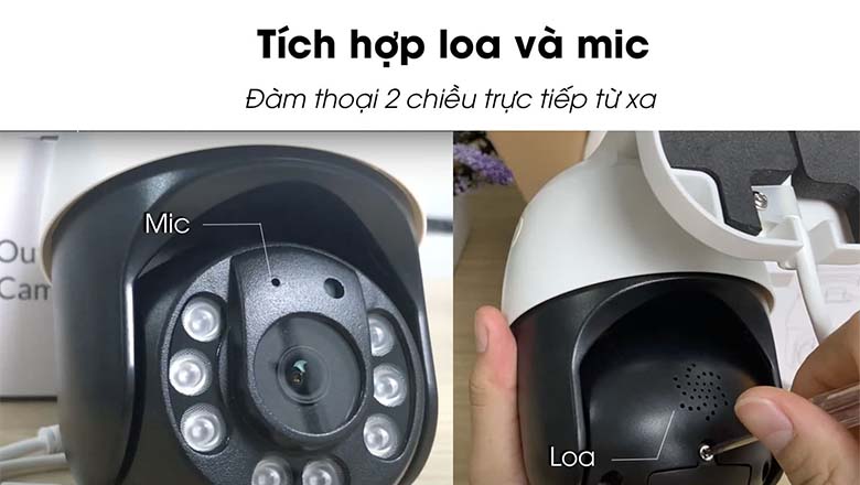 Âm thanh 2 chiều to, rõ ràng