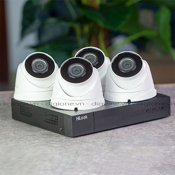 Bộ kit 4 camera IP Hilook IK-4042TH-MH/P trong nhà