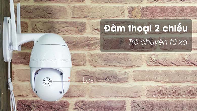 Camera 360 wifi ngoài trời đàm thoại 2 chiều
