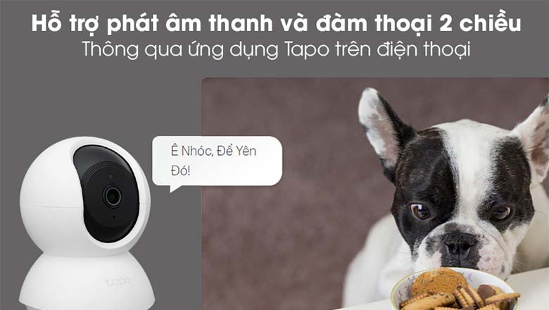 Đàm thoại 2 chiều dễ dàng trên TC70 Tapo