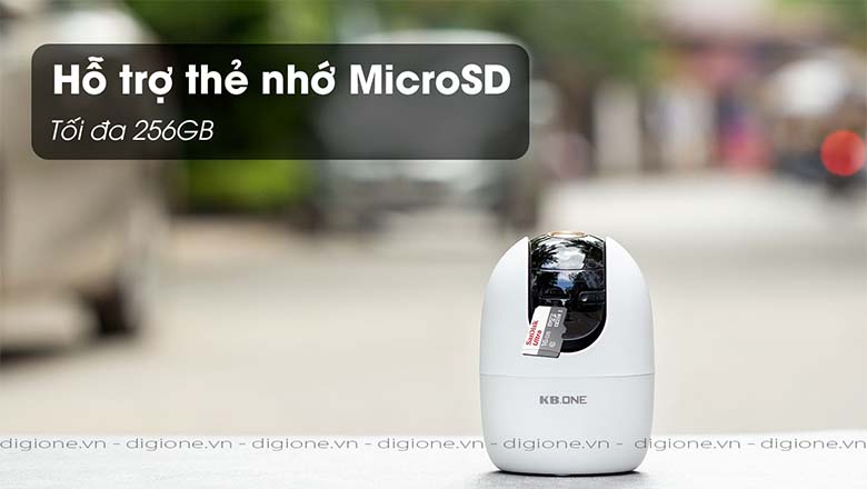 Lưu trữ với thẻ nhớ dung lượng lên đến 256GB