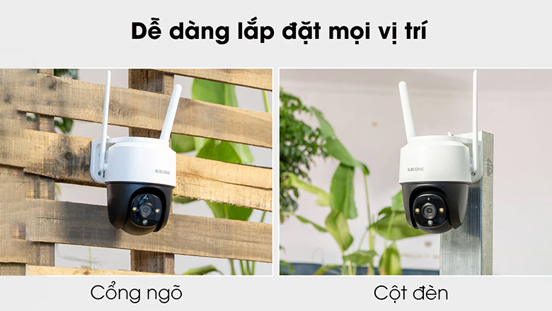 Camera KN-S45F phù hợp nhiều vị trí