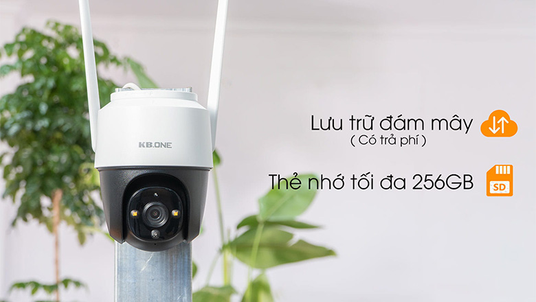 Trang bị khe cắm thẻ nhớ dung lượng lớn