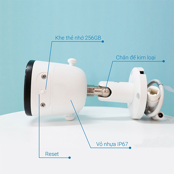 Camera KBONE KN-B41F 4MP- Có màu ban đêm